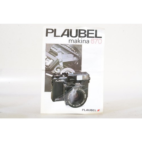 Plaubel makina 670 - plaubel, prospekt