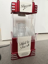 Eurosan Classic Popcorn-Maschine - Rot/Weiß