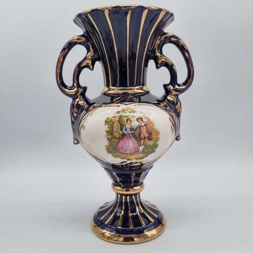 Kobaltblaue porzellan vase - kobaltblaue, 26