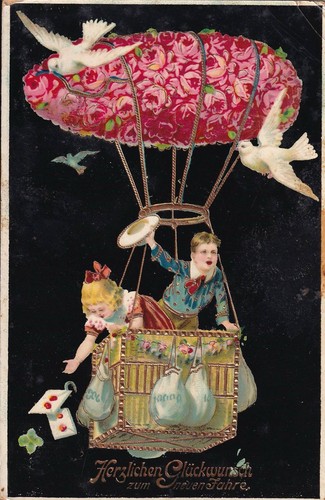 Künstler zeppelin ballon - kÜnstler-ak,
