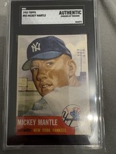 1953 Topps - Mickey Mantle #82