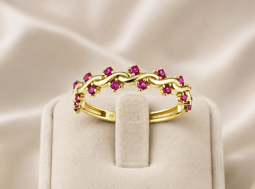 Saphir gelbgold designer - saphir,