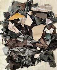 Lederstücke  2 kg Lederreste Zuschnitt Nappaleder schwarz, grau, braun