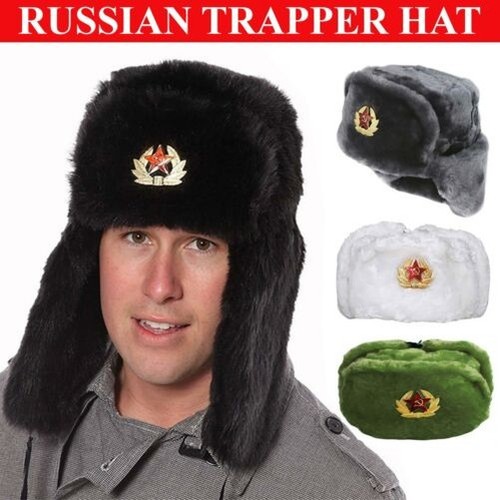 Russische trappermütze - russische,