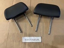 VW Passat 3B 3BG 1996-2005 2x Leder Kopfstützen hinten außen schwarz Rückbank