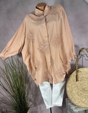 Leichte legere long Bluse