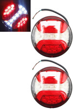 2x LED Rückleuchte Rund