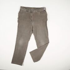 ZERRES Damen Cordhose Gr. 42 W31/L26 braun grau gerades Bein mid waist 5 Pocket