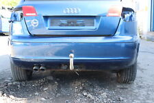 Audi A3 8P Stoßstange Stoßfänger hinten 4/5-Türer blau LZ5C AHK PDC