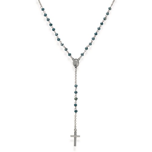 Halskette mit rosenkranz - halskette, y-rosenkranz