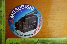 Alter Aufkleber Video MITSUBISHI CX Moviecam Klein Licht Handig