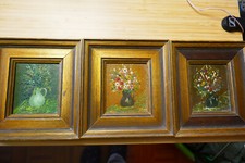 3 handgemalte Bilder mindestens 50 Jahre alt