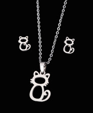 KINDER SCHMUCKSET KATZE CAT