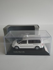 Minichamps VW Caddy Maxi Life TDI weiß 1:43 Werbemodell WIE NEU !!! RAR !!!