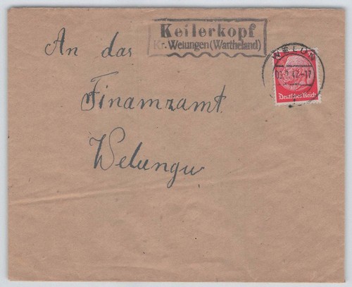Reich landpoststempel - d.,