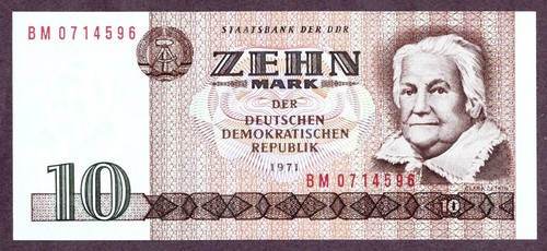 Ddr mark banknote 1971 - ddr,