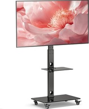 BONTEC TV-Ständer mit Rollen