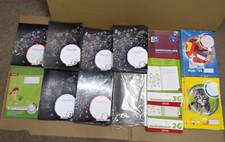 Konvolut Schulsachen Schulartikel Schulbedarf Hefte Schulhefte Schnellhefter