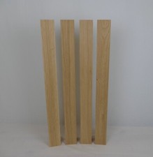 4 massive Tischbeine Holz Eiche 80x80x750 mm Tischbein, Kantholz