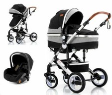 Trally® 3in1 Kinderwagen Komplettset Reisebuggy & Autositz Kombikinderwagen T1