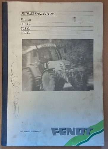 Betriebsanleitung fendt farmer - betriebsanleitung,
