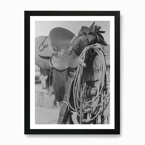 Detail cowboy s saddle - of,