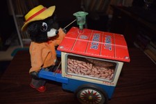 Bär mit Popcornwagen, Batterie-Automat Japan