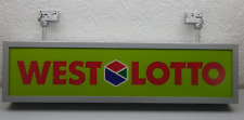 WestLotto Leuchtreklame 575 x 150mm / Leuchtschild / Für Schienensystem / 12V