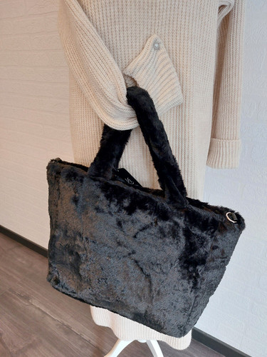 Plüschtasche kunstfell tasche - kunstfell,