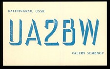 1 x QSL Karte Radio Russland