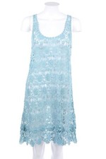 NILE Kleid Damenkleid Hippie Style Spitze Boho Style XS hellblau