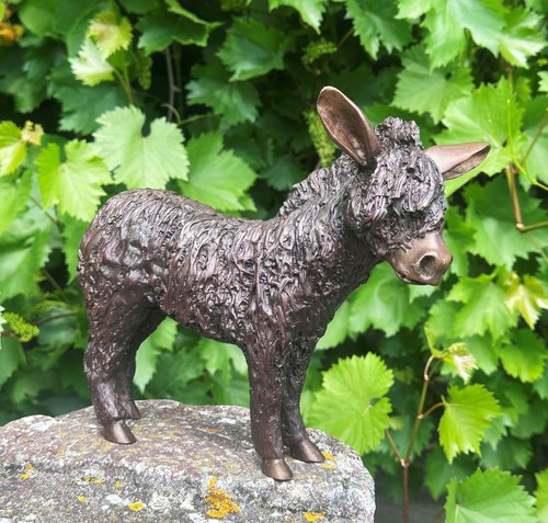 Bronzefigur poitou esel - poitou,