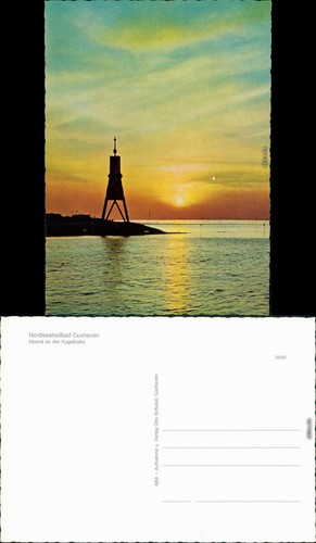 Ansichtskarte cuxhaven - ansichtskarte,