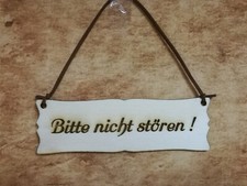 Türschild vintage bitte - vintage, "bitte