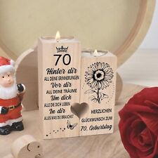 70. Geburtstag Kerzenhalter