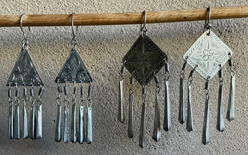 Ohrringe silberfarben paar - ohrringe,