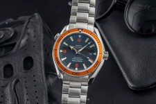 Omega Seamaster Planet Ocean Automatik Stahl Herrenuhr Ref. 2209.50.00 Papiere 