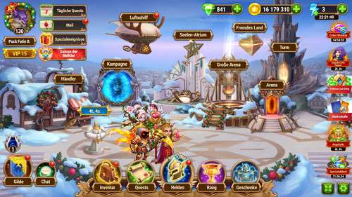 Hero wars account - hero, 15