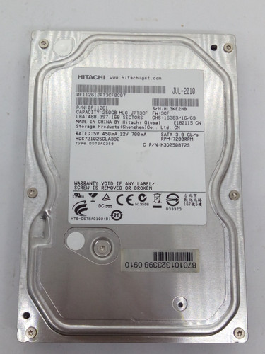 Hitachi 250gb sata - hitachi, ***sata