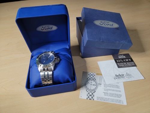 White metal ford brand - white, selco