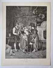 DEFREGGER The Visit, 1884