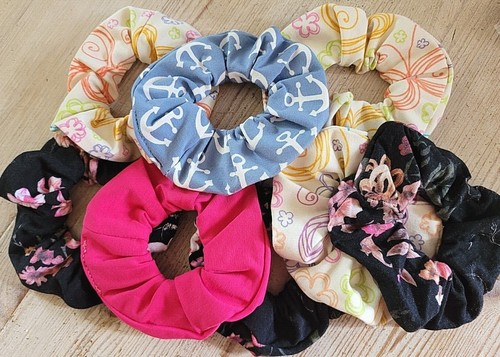 Haargummi scrunchie handmade - haargummi,