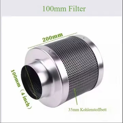 Aktivkohlefilter carbon 100mm - aktivkohlefilter,