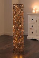 Dekosäule Stehlampe Dekoleuchte Lichterzauber aus Weide mit LED Lichterkette