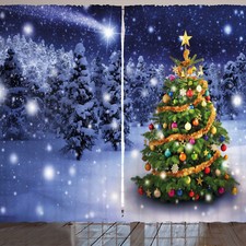 Weihnachten Rustikale Gardine Elf Noel Theme winterliche