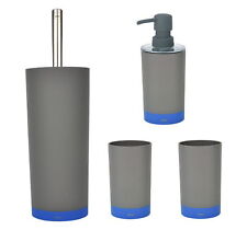 Kela 4tlg Badezimmer Set grau