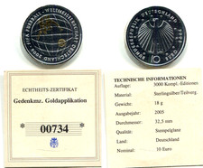 10 Euro BRD 2005 F  Silber