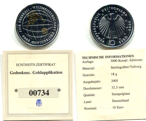 Euro brd 2005 silber - 10,