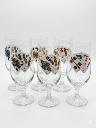 Vintage biergläser tulpen - /,