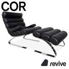Cor Sinus Leder Chrom Sessel